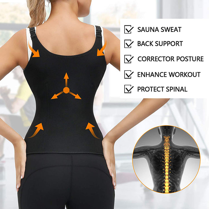 Corset Zipper Vest Body Shaper